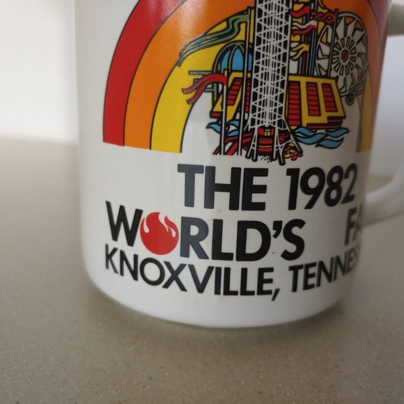 1982 World's Fair Knoxville Tennessee Coffee Mug Cup Souvenir Vintage VTG - Picture 2 of 12